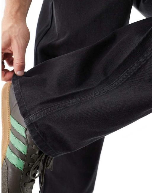 Collusion Black X001 Antifit Jeans for men