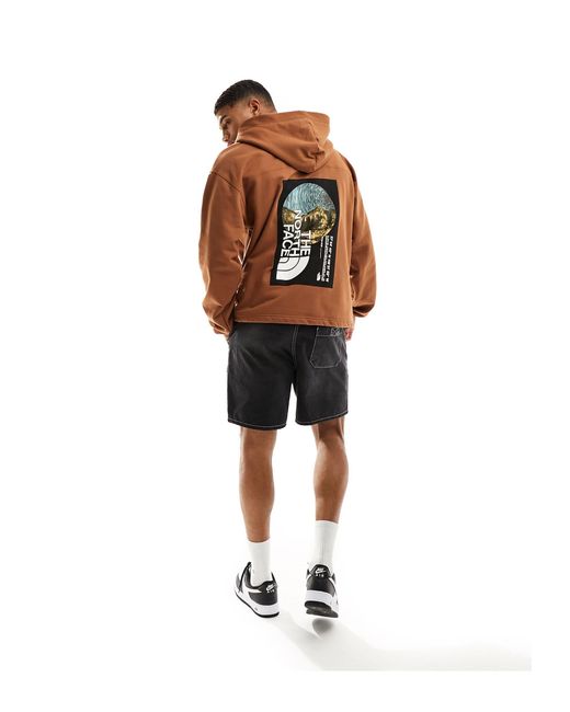 The North Face Brown Stratus Hoodie for men