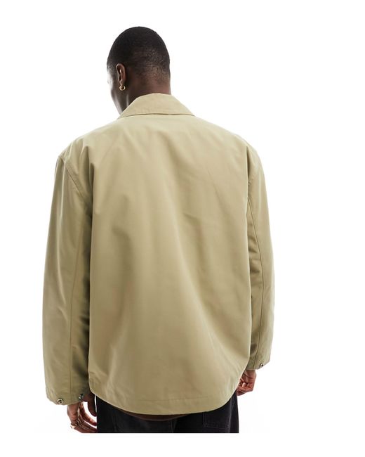 Lacoste Natural Pocket Detail Harrington Jacket for men