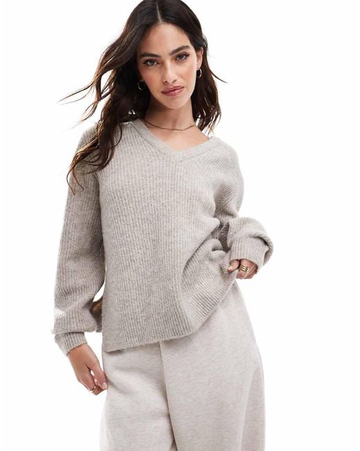 Vila Multicolor V Neck Jumper