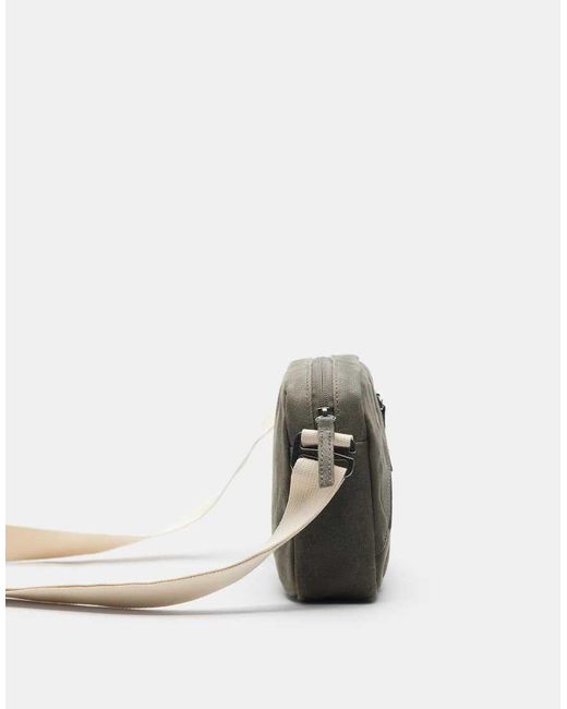 Borsa A Tracolla Verde Kaki di Pull&Bear in Gray da Uomo