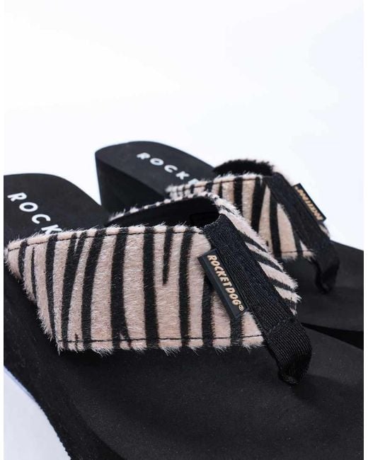 Rocket Dog Black Crush Simba Sandal