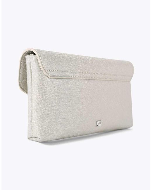 KG by Kurt Geiger White Bella Clutch