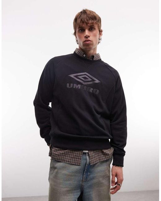 Umbro Blue Iconic Sweatshirt for men