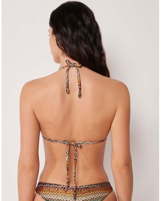Calzedonia Brown Triangle Bikini Top Elegant