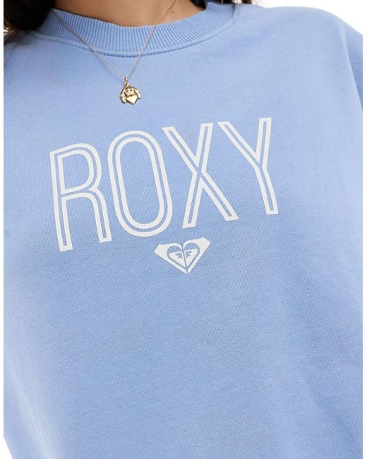 Roxy Blue – until daylight – es sweatshirt mit rundhalsausschnitt