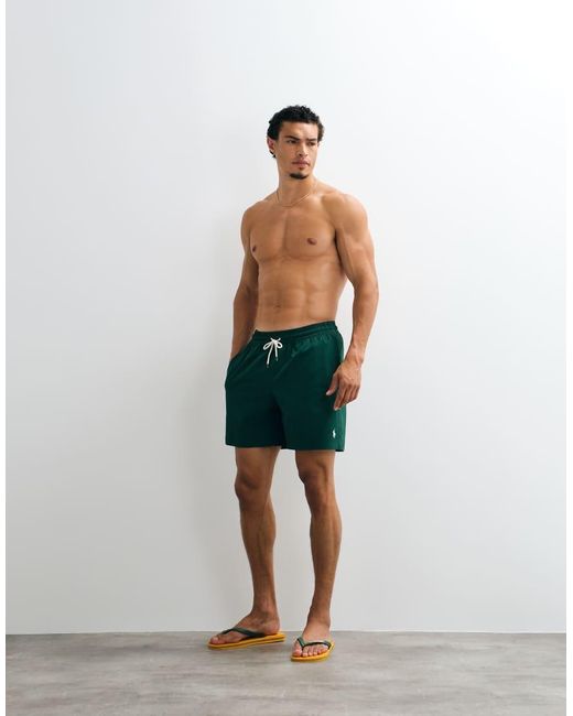 Polo Ralph Lauren Green Traveller Swim Trunks