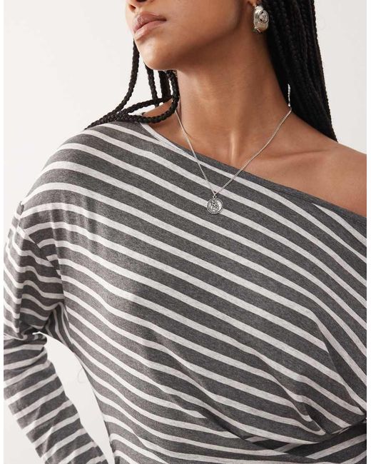 Collusion White Off Shoulder Mini Dress
