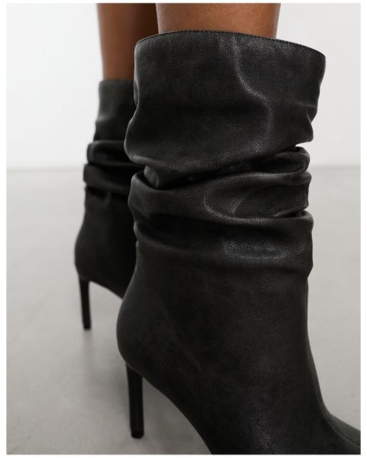 bershka slouchy boots