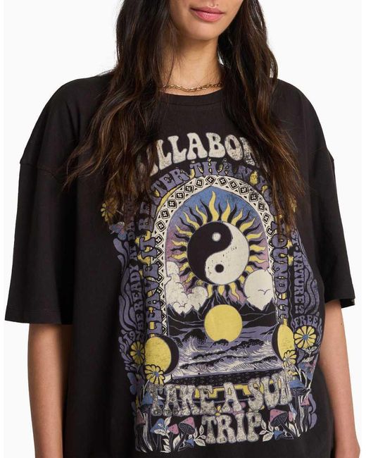 Billabong Black Surf Trip Short Sleeve T-Shirt