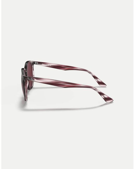 Ray-Ban Purple Rb4306 Irregular Sunglasses With Lens