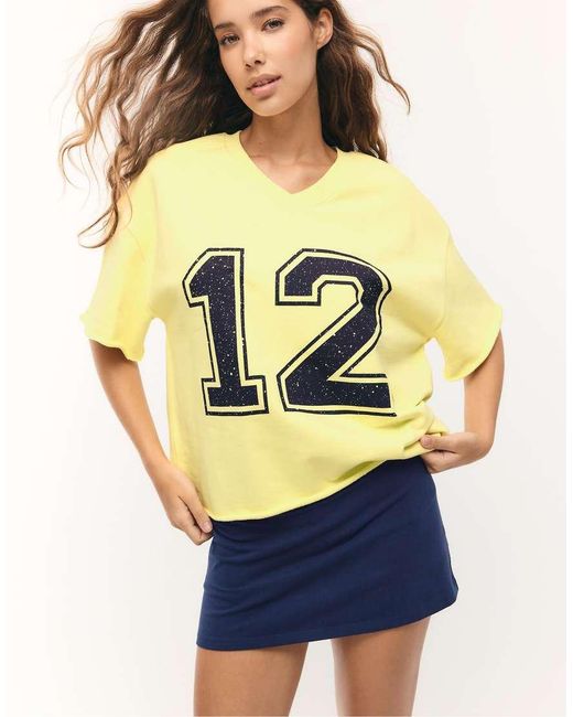 Stradivarius Mini Skort in het Blue