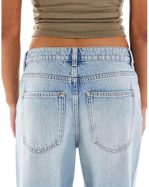Jeans Lunghi Dritti Azzurri di New Look in Blue