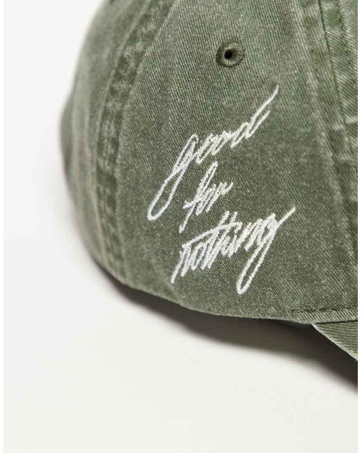 Good For Nothing Baseballpet in het Green