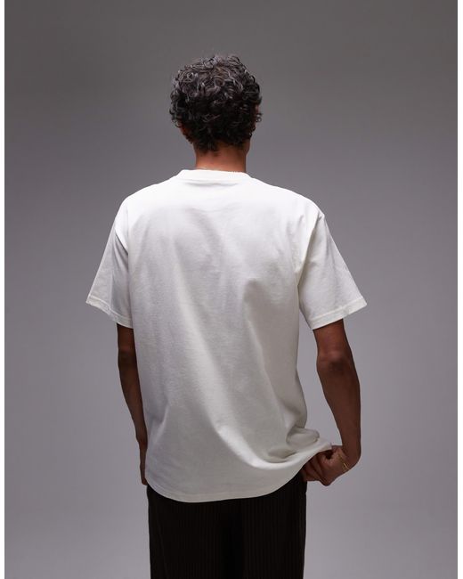 Carhartt – locker geschnittenes t-shirt in Gray für Herren