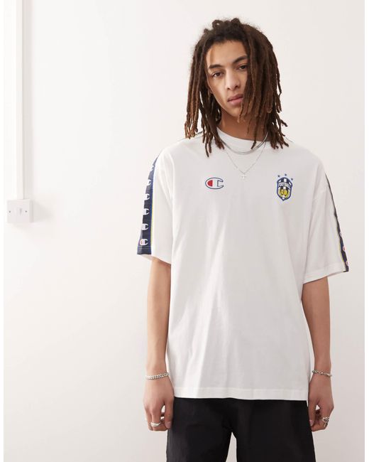 Champion White Football T-shirt for men