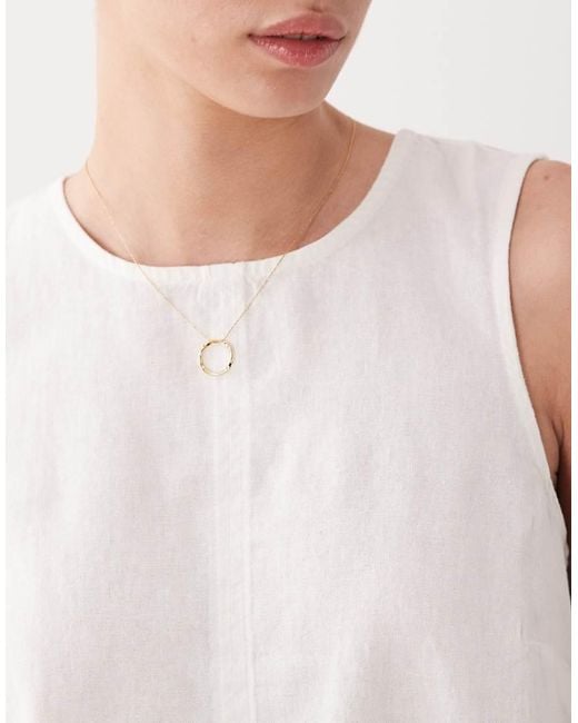 New Look White Linen Blend Shell Top