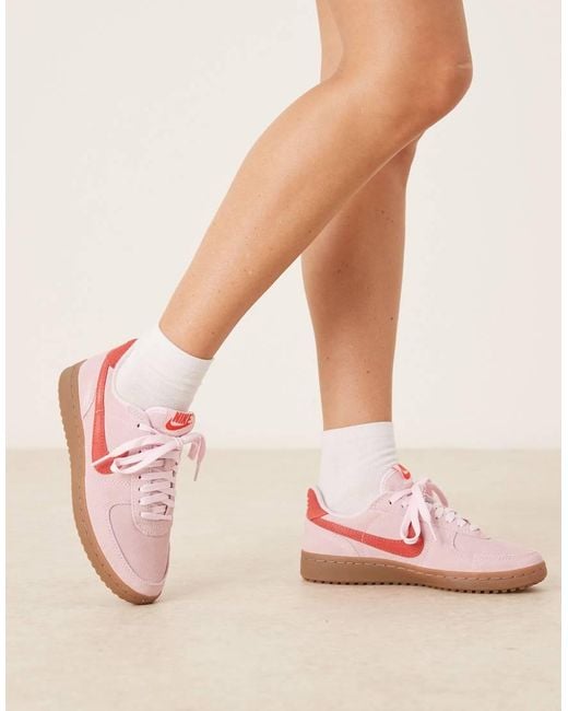 Nike Pink Field General Unisex Trainers