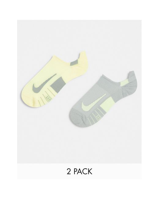 Nest Republiek Parelachtig Nike Multiplier - Set Van 2 Paar Lage Sokken in het Wit voor heren | Lyst NL