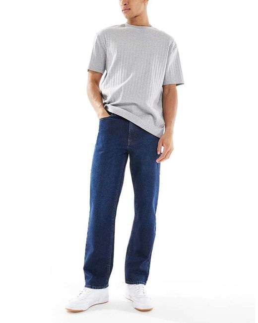 ASOS Blue Straight Jean for men