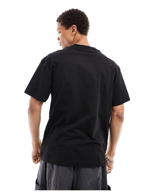 Meta - t-shirt nera con stampa fotografica di Calvin Klein in Black da Uomo