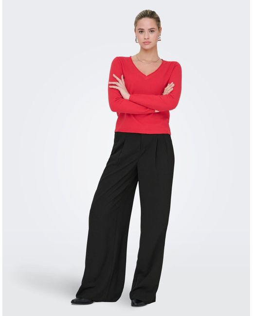 ONLY Red – strickpullover