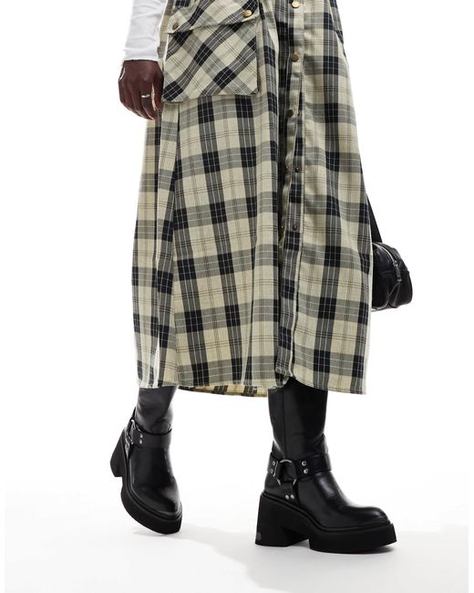 Buffalo Black Biker Boot