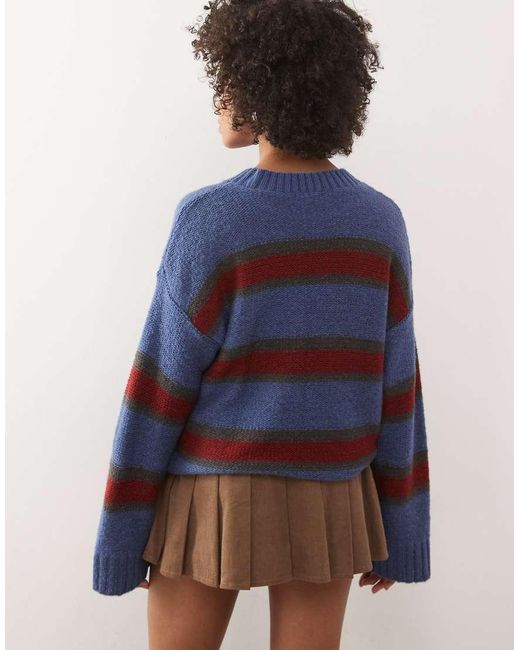 Reclaimed Vintage Blue Clean Knitted Jumper
