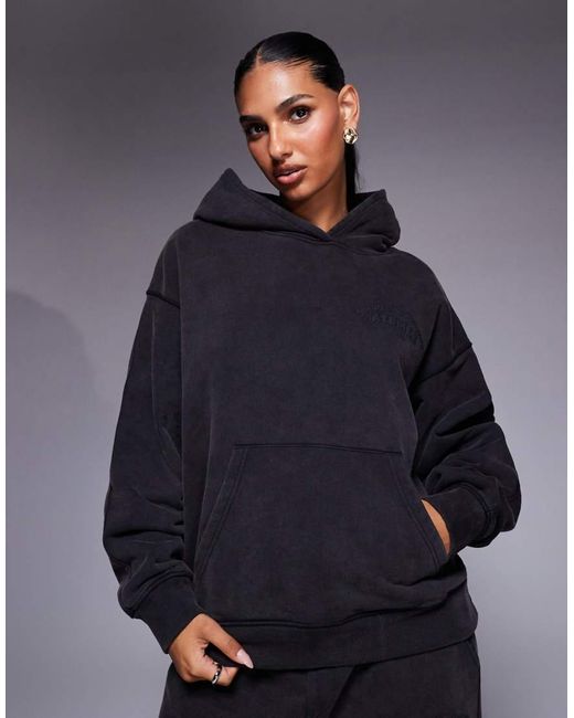 Good For Nothing Blue Washed Relaxed Hoodie