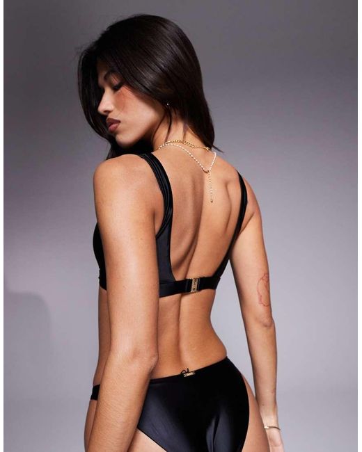 KBX Bikinitop Met Ringdetail in het Black