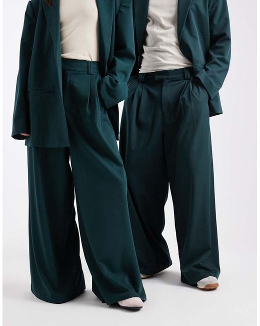 Collusion Green Wide Leg Trouser Co-Ord