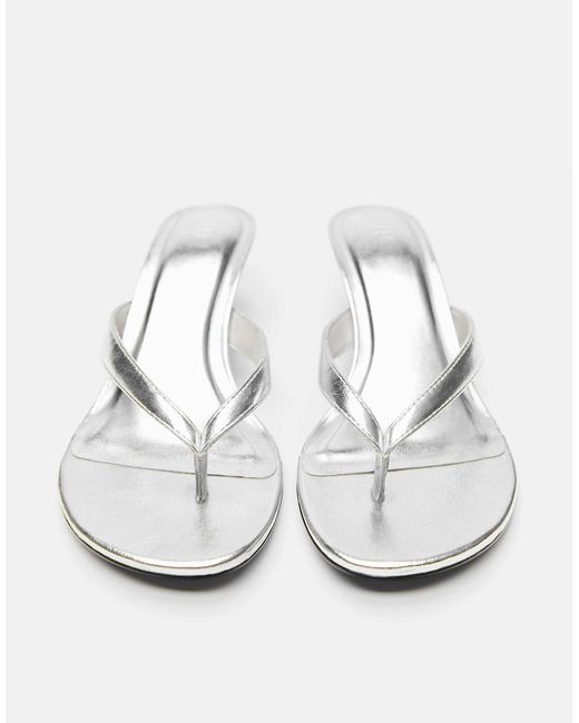 Pull&Bear White – sandaletten