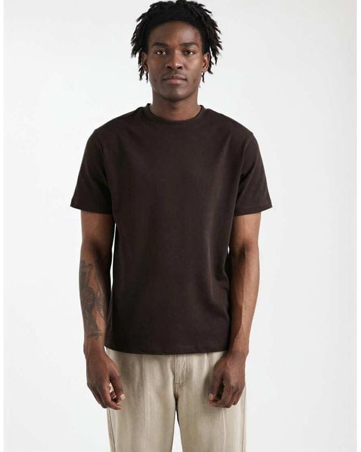 ASOS Black Heavyweight Regular Fit T-shirt for men