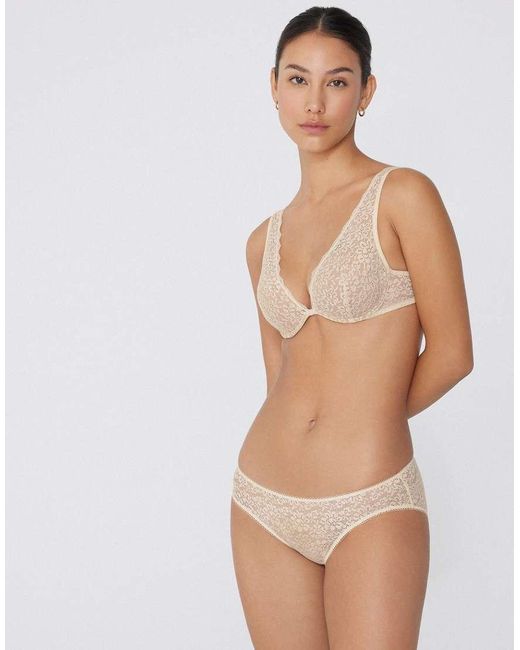 Tezenis White Classic Lace Briefs