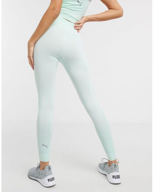 mint green puma leggings