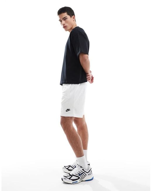 Nike White Club Mesh Shorts for men