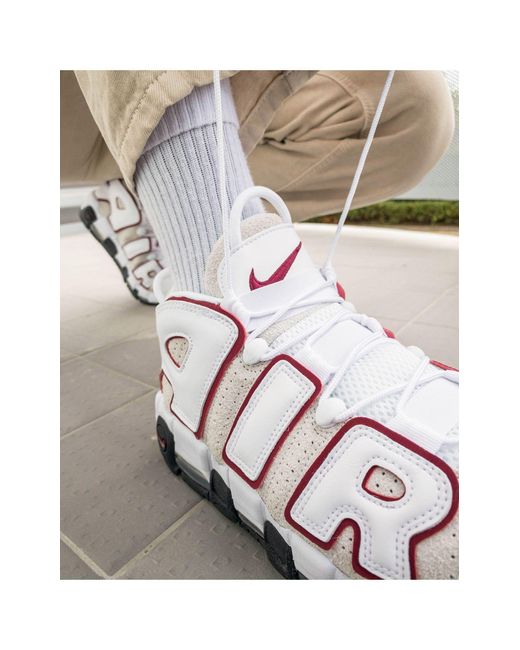 Air - more uptempo '96 - sneakers bianche e rosse da Uomo di Nike in Grigio  | Lyst