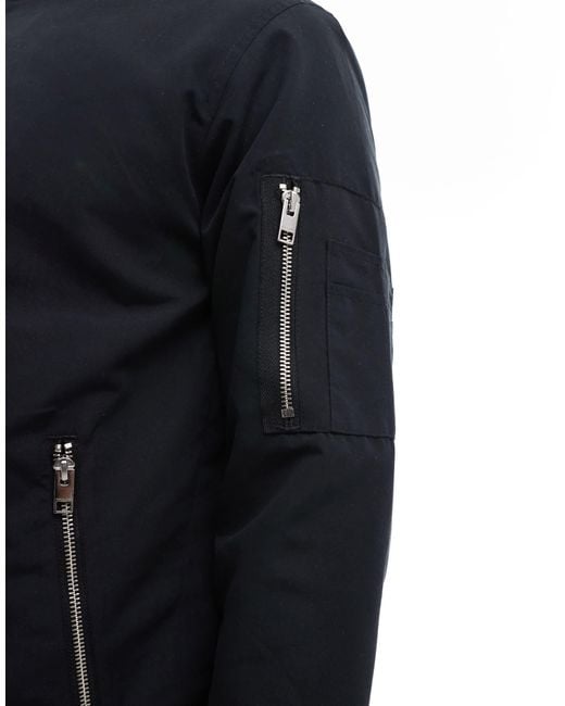 Jack & Jones Blue Essential Bomber Jacket for men