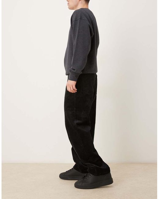 Pantaloni Ampi Neri di ARKET in Black da Uomo