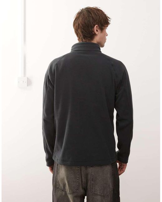 Columbia Black Fast Trek Iii Half Zip Fleece for men