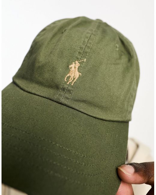 Cappellino oliva con logo da Uomo di Polo Ralph Lauren in Verde | Lyst