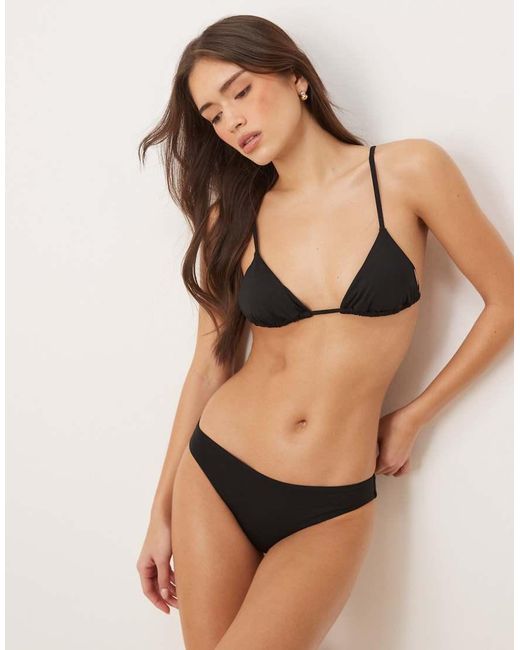 Calvin Klein Black Luxe Bikini Bottoms