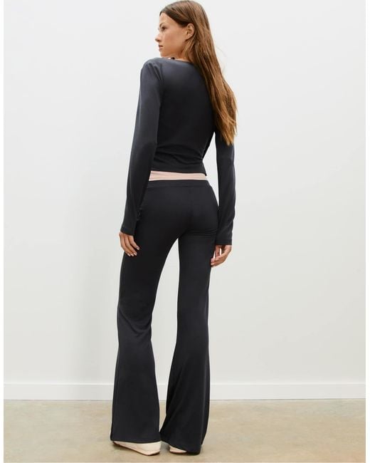 Stradivarius Blue – hose aus weichem modal