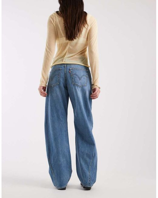 Levi's Blue Cinch Barrel Jeans