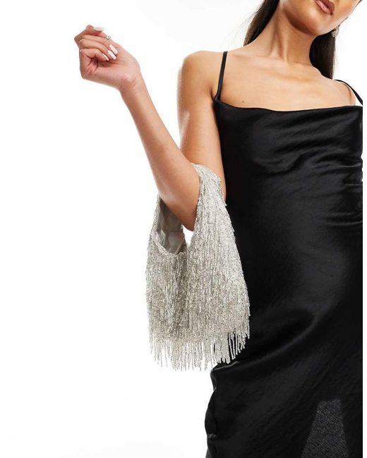 True Decadence Metallic Embellished Mini Grab Bag
