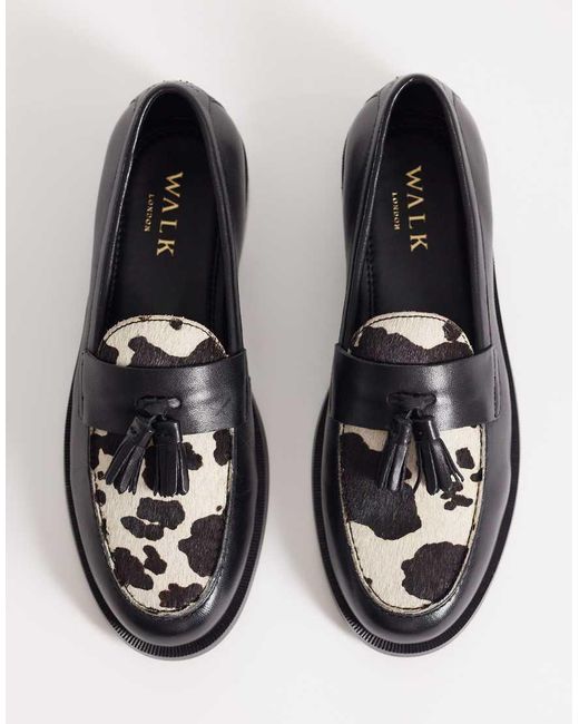 Walk London Blue Rhea Tassel Loafer
