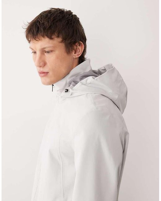 Mango Gray Performance Windproof Water Repellent Light Weight Jacket for men