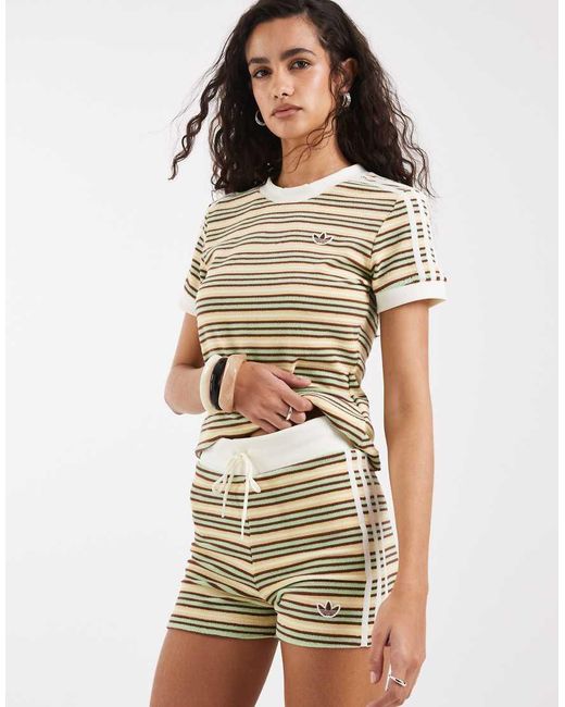Adidas Originals Natural Terry Towelling Shorts