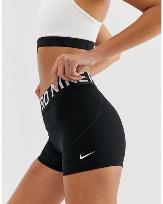 Nike Training Pro 5" Shorts in Black | Lyst