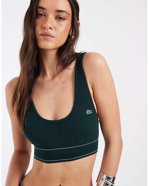 Lacoste Green Bralette